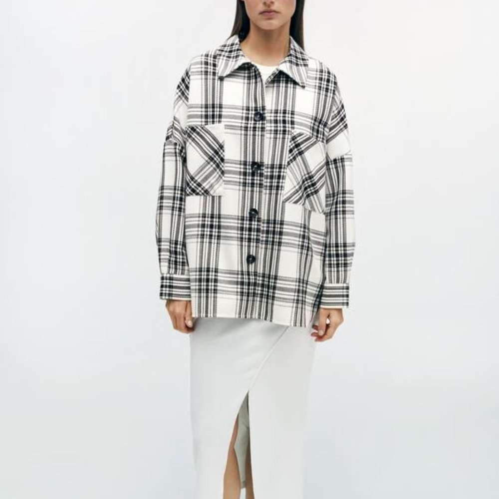 Zara Plaid Overshirt